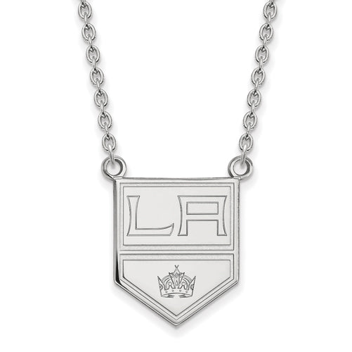 SS NHL Los Angeles Kings Large Pendant w/Necklace