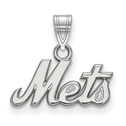 SS MLB  New York Mets Small "Mets" Pendant