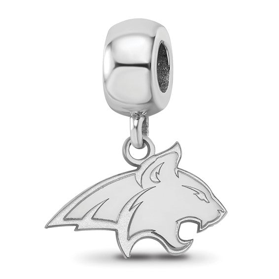 SS Montana State University Bobcat Small Dangle Bead Charm