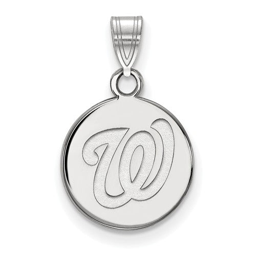 SS MLB  Washington Nationals Small Disc Pendant