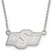 14kw Oklahoma State University Small Pendant w/Necklace