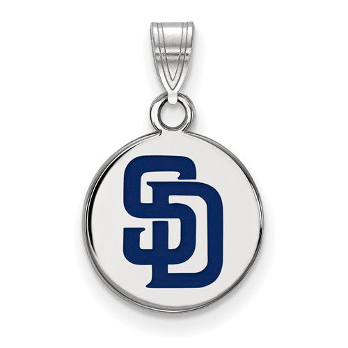SS MLB  San Diego Padres Small Enamel Disc Pendant