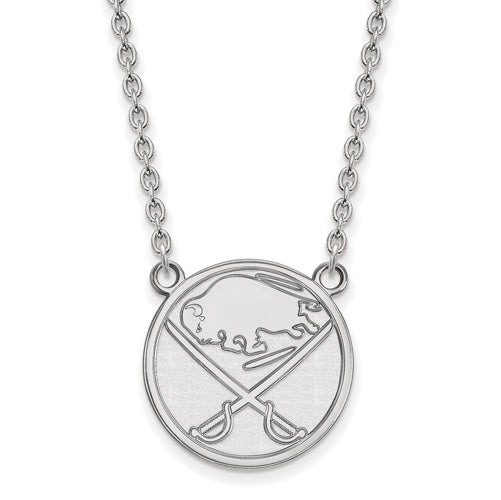 10kw NHL Buffalo Sabres Large Pendant w/Necklace
