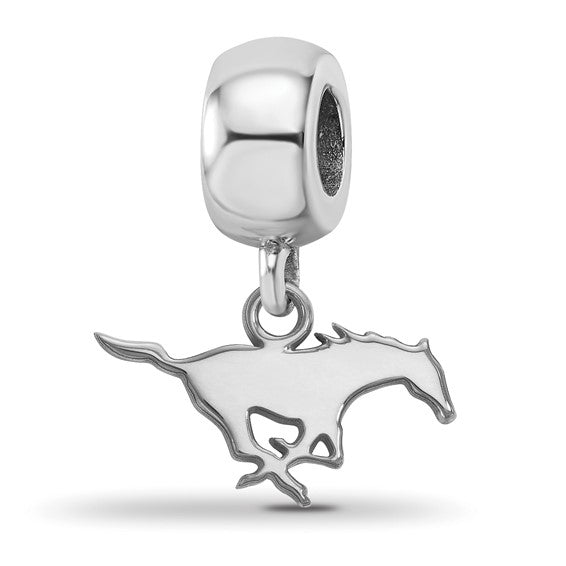 SS Southern Methodist University Mustang XS Dangle Bead Charm
