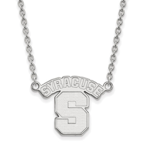 14kw Syracuse University Large Logo Pendant w/Necklace