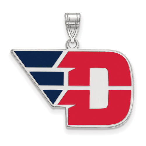 SS University of Dayton Large Enamel Pendant