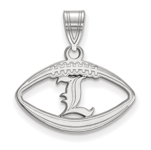 SS University of Louisville Letter L Pendant in Football