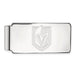 Sterling Silver Rh-plated LogoArt Vegas Golden Knights Money Clip