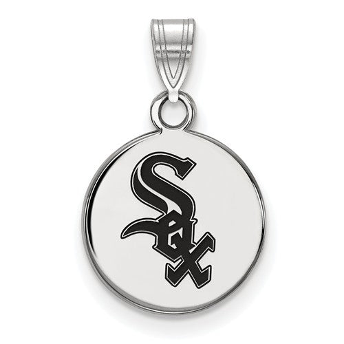 SS MLB  Chicago White Sox Small Enamel Disc Pendant