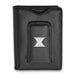 SS Logo Art Xavier University Black Leather Wallet