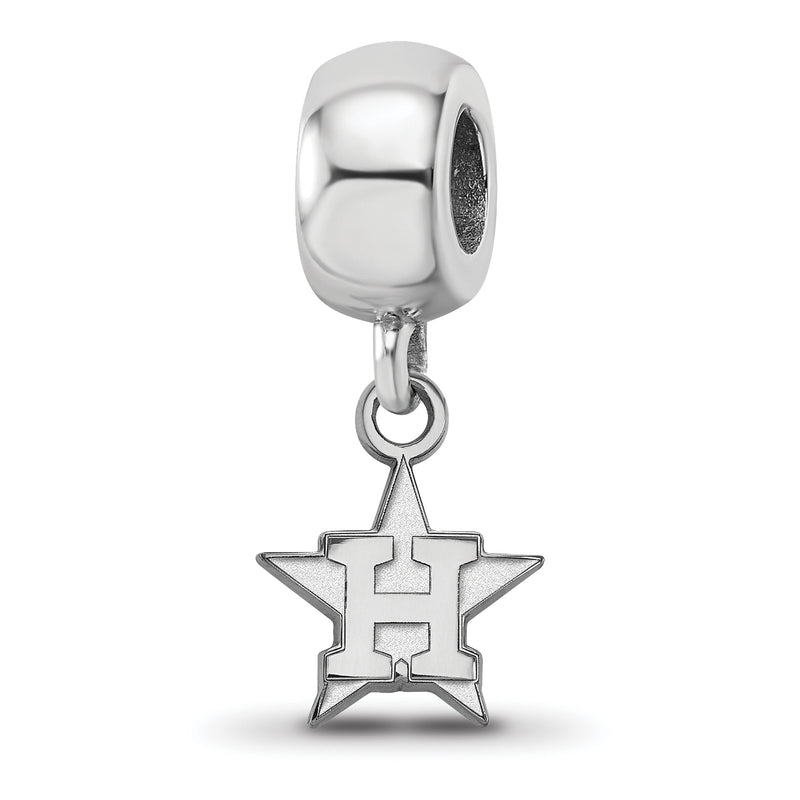  SS MLB Houston Astros Letter H Star Extra Small Dangle Bead
