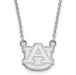 SS AU Auburn University Small Pendant w/Necklace