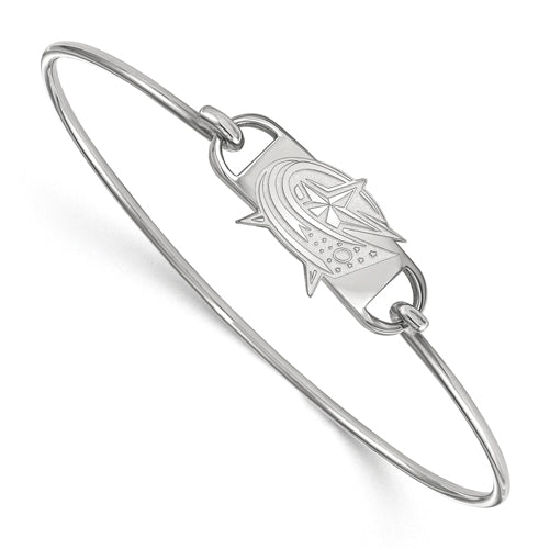 SS Columbus Blue Jackets Small Center Wire Bangle