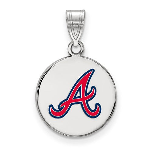 SS MLB  Atlanta Braves Med Enl Disc Pendant