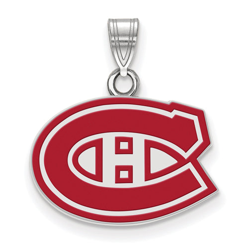 SS NHL Montreal Canadiens Small Enamel Pendant