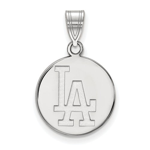 SS MLB  Los Angeles Dodgers Medium Disc Pendant