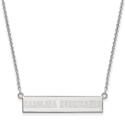 SS Carolina Hurricanes Small Bar Necklace