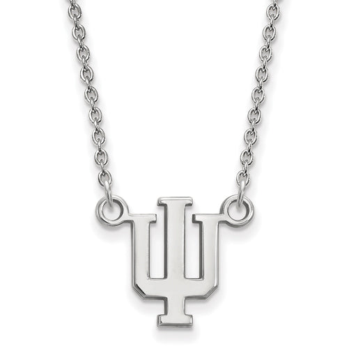 14kw Indiana University Small Pendant w/Necklace