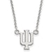 SS Indiana University Small Pendant w/Necklace