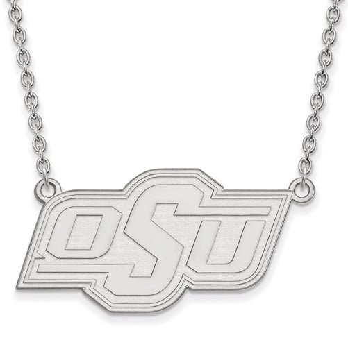 14kw Oklahoma State University Large Pendant w/Necklace