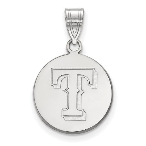 SS MLB  Texas Rangers Medium Disc Pendant