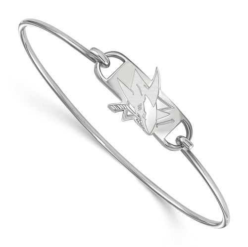 SS NHL San Jose Sharks Small Ctr Wire Bangle