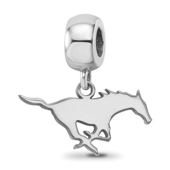 SS Southern Methodist University Mustang Small Dangle Bead Charm