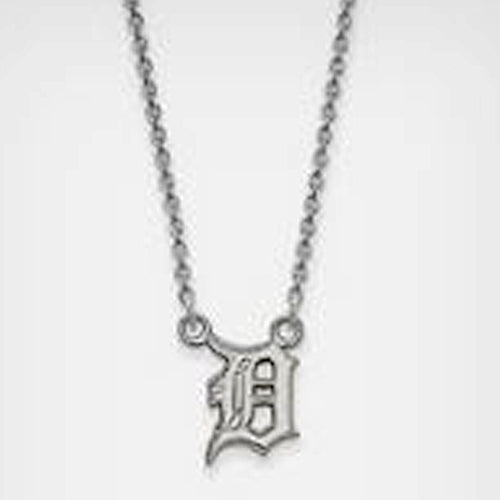 SS MLB  Detroit Tigers Small Pendant w/Necklace