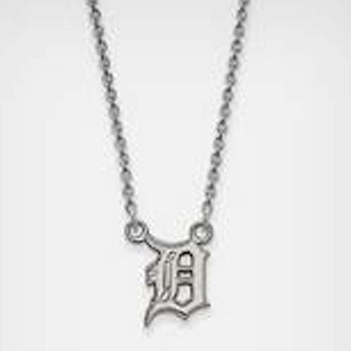 SS MLB  Detroit Tigers Small Pendant w/Necklace