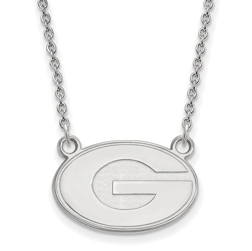 SS University of Georgia Small Pendant w/Necklace