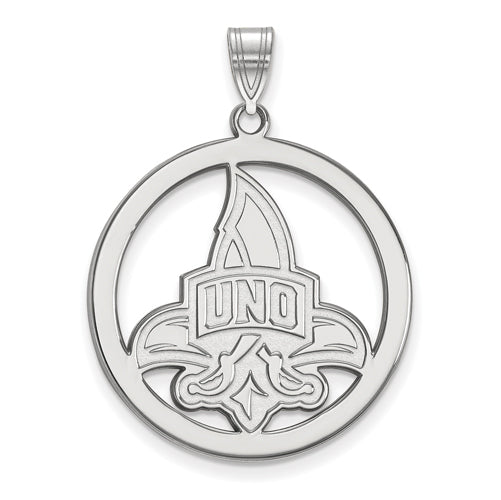 SS University of New Orleans XL Pendant in Circle