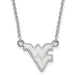 SS West Virginia University Small Pendant w/Necklace