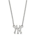 SS MLB  New York Yankees Small NY Pendant w/Necklace