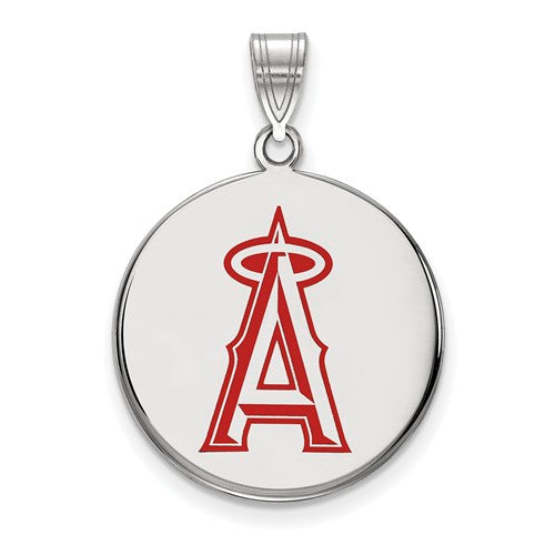 SS MLB  Los Angeles Angels Large Enamel Disc Pendant