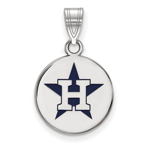 SS MLB  Houston Astros Small Enamel Disc Alternate Logo Pendant