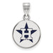 SS MLB  Houston Astros Small Enamel Disc Alternate Logo Pendant