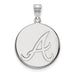 SS MLB  Atlanta Braves Large Disc Pendant