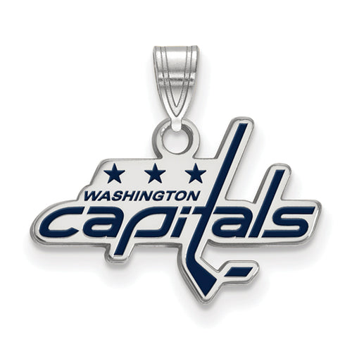 SS NHL Washington Capitals Small Enamel Pendant