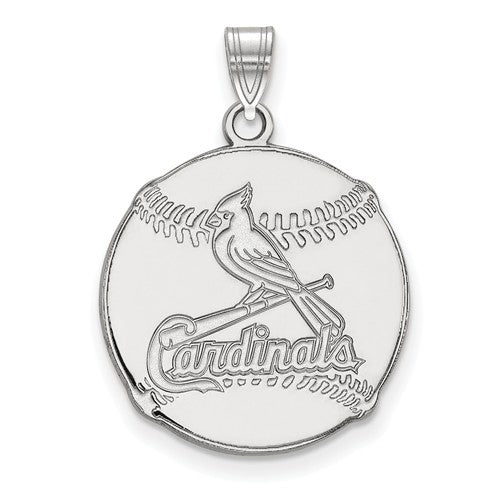 SS MLB St. Louis Cardinals Lg Pendant in Baseball — Sports Jewelry