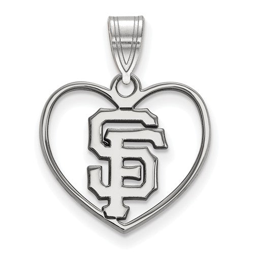 SS MLB  San Francisco Giants Pendant in Heart