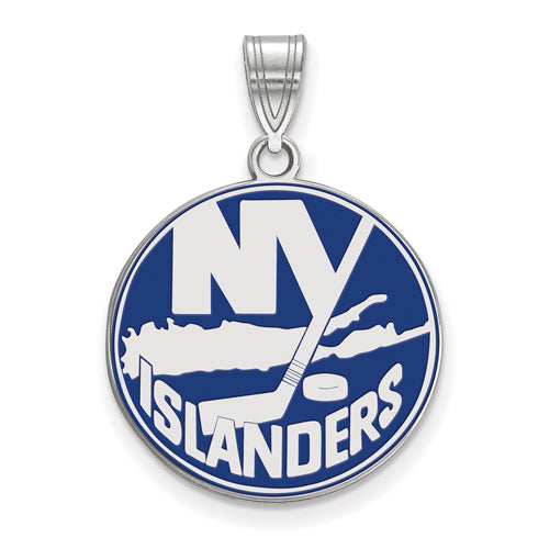 SS NHL New York Islanders Large Enamel Pendant