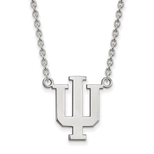 14kw Indiana University Large Pendant w/Necklace