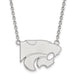 10kw Kansas State University Large Wildcat Pendant w/Necklace