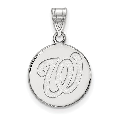 SS MLB  Washington Nationals Medium Disc Pendant