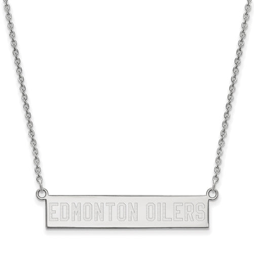 SS Edmonton Oilers Small Bar Necklace