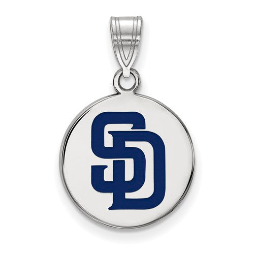 SS MLB  San Diego Padres Medium Enamel Disc Pendant