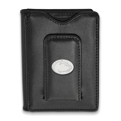 SS Penn State University Black Leather Wallet