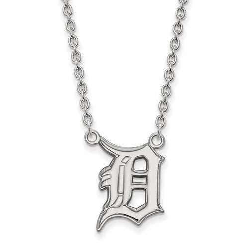 SS MLB  Detroit Tigers Large Pendant w/Necklace