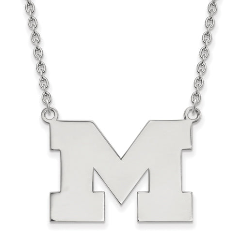 SS University of Michigan Large Pendant w/Necklace