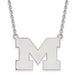 SS University of Michigan Large Pendant w/Necklace